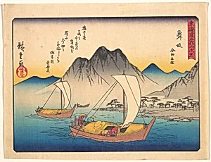 東海道五十三次　舞坂 by Utagawa Hiroshige