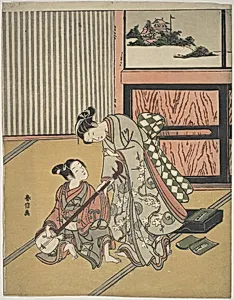 The Music Lesson by Suzuki Harunobu