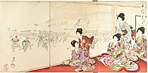 Chiyoda Castle (Album of Women) by Yōshū (Hashimoto) Chikanobu