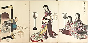 Chiyoda Castle (Album of Women) by Yōshū (Hashimoto) Chikanobu