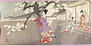 Chiyoda Castle (Album of Women) by Yōshū (Hashimoto) Chikanobu