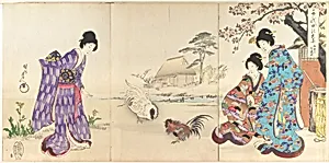 Chiyoda Castle (Album of Women) by Yōshū (Hashimoto) Chikanobu