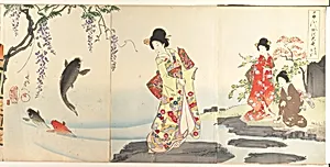 Chiyoda Castle (Album of Women) by Yōshū (Hashimoto) Chikanobu