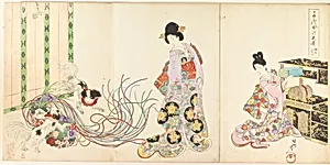Chiyoda Castle (Album of Women) by Yōshū (Hashimoto) Chikanobu