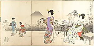 Chiyoda Castle (Album of Women) by Yōshū (Hashimoto) Chikanobu