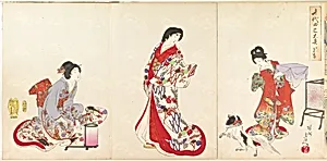 Chiyoda Castle (Album of Women) by Yōshū (Hashimoto) Chikanobu