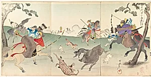 Chiyoda Castle (Album of Men) by Yōshū (Hashimoto) Chikanobu