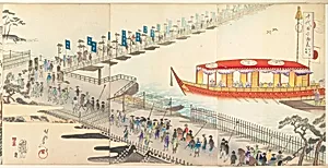 Chiyoda Castle (Album of Men) by Yōshū (Hashimoto) Chikanobu