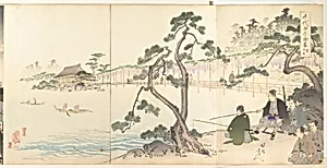 Chiyoda Castle (Album of Men) by Yōshū (Hashimoto) Chikanobu