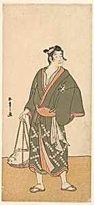 The Actor Otani Hiroemon III as a Fish Peddler by Katsukawa Shunshō　勝川春章