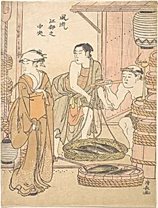 The Fish–monger by Torii Kiyonaga