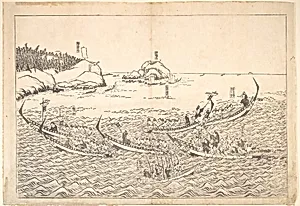 Whale Fishing by Unidentified artist