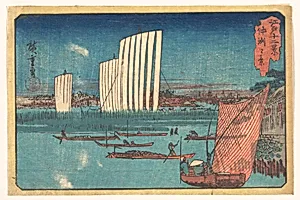 江戸十二景　仲洲之景 by Utagawa Hiroshige