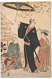 Ichikawa Yaozo III in the Role of Sukeroku from the Play "Yukari no Edo-sakura", also known as "Sukeroku" by Torii Kiyonaga