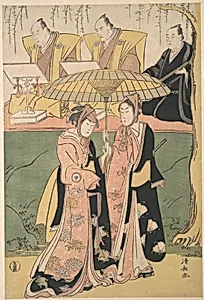 Scene from a Shosa Act by Torii Kiyonaga