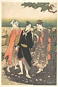 On Shinagawa Beach at Ebb-Tide by Utagawa Toyokuni I