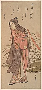 The Actor Ichikawa Monosuke (?) or Ichikawa Omezō in Female Role by Katsukawa Shunshō　勝川春章