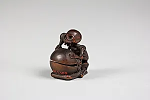 Skeleton beating a Drum