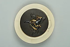 Netsuke of Two Tengu Dancing