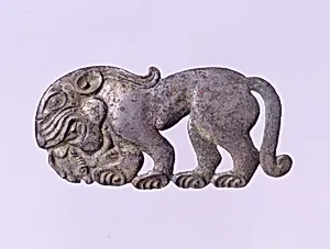 Belt Plaque in the Shape of a Standing Feline