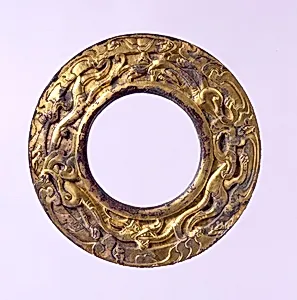 Bridle Fitting with Mythological Landscape