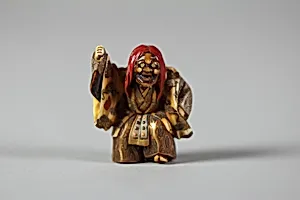 Netsuke of Noh Dancer