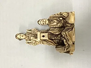 Two Figures and a Dragon