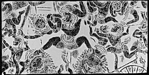 Rubbing of a Scene from the Ramayana