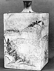 Square Bottle by Unknown Artist