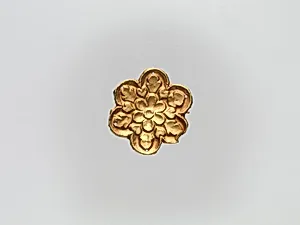 Flower-Shaped Clothing Plaque by Unknown Artist