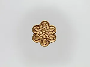 Flower-Shaped Clothing Plaque by Unknown Artist