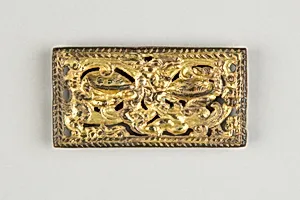 Belt Plaque with Dragon and Tortoises