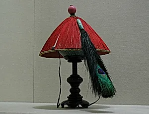 Man's Summer Court Hat with Peacock Feather