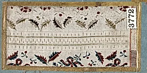Textile Sample from Sample Book by Unknown Artist