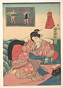 Twelve Hours of Spring Pleasures: Hour of the Dragon by Utagawa Kunisada