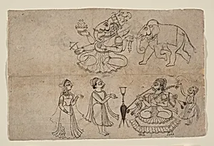 Portrait of Manya Sahib Man Rup Sagarji by Manak