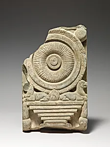 Dharma-wheel pilaster (dharmacakrastambha)