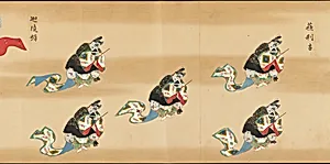 舞楽図巻|Bugaku Imperial Court Dance