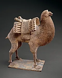 北魏/北齊 彩繪陶駱駝俑|Camel