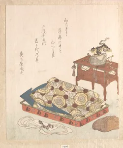 舞楽衣装『春雨集』　摺物帖|Costume for Bugaku Court DanceFrom the Spring Rain Collection (Harusame shū), vol. 1