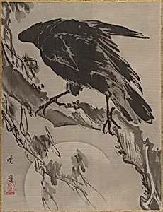 月に鴉図|Crow and the Moon