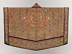清早期 刺繡道教袶衣|Daoist priest’s robe