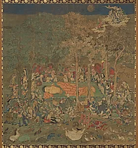 涅槃図|Death of the Historical Buddha (Nehan-zu)