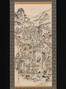 飲中八仙図|Drinking Festival of the Eight Immortals of the Wine Cup