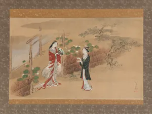 川又常正筆 「夕顔」『源氏物語』|"Evening Faces" chapter from The Tale of Genji (Genji monogatari)