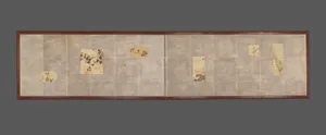 花鳥図風炉先屏風|Folding Screen for Tea Ceremony with Six Bird-and-Flower Paintings