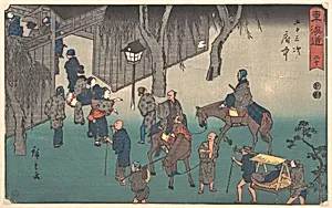 東海道五十三次　府中|Fuchu by Utagawa Hiroshige