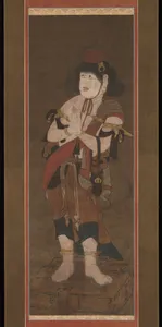 龍湫周沢写　不動明王二童子像|Fudō Myōō and Two Attendants