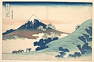冨嶽三十六景　甲州犬目峠|Fuji from Inume (?) Pass by Katsushika Hokusai