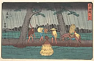 東海道五十三次　藤枝|Fujieda by Utagawa Hiroshige